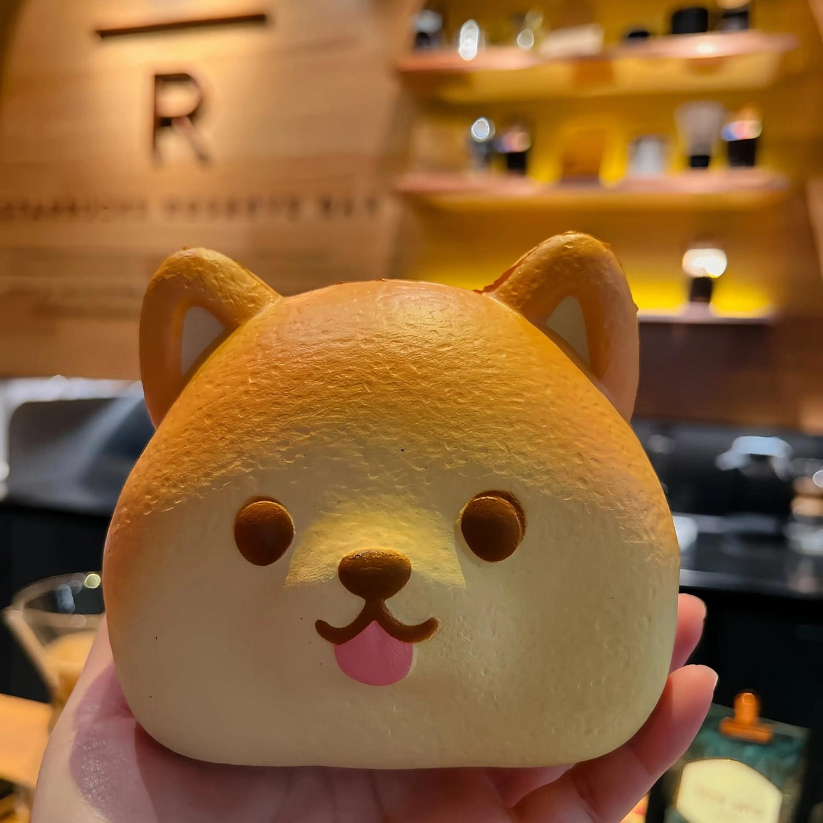 Shiba Inu Toast Squishy: Slow-Rising Dog Dessert