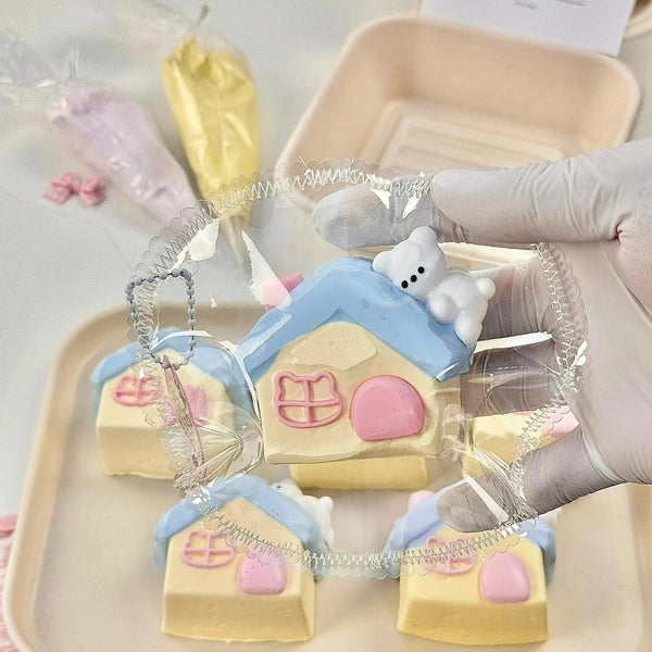 Teddy Bear House Stress Relief Silicone Squishy Toy