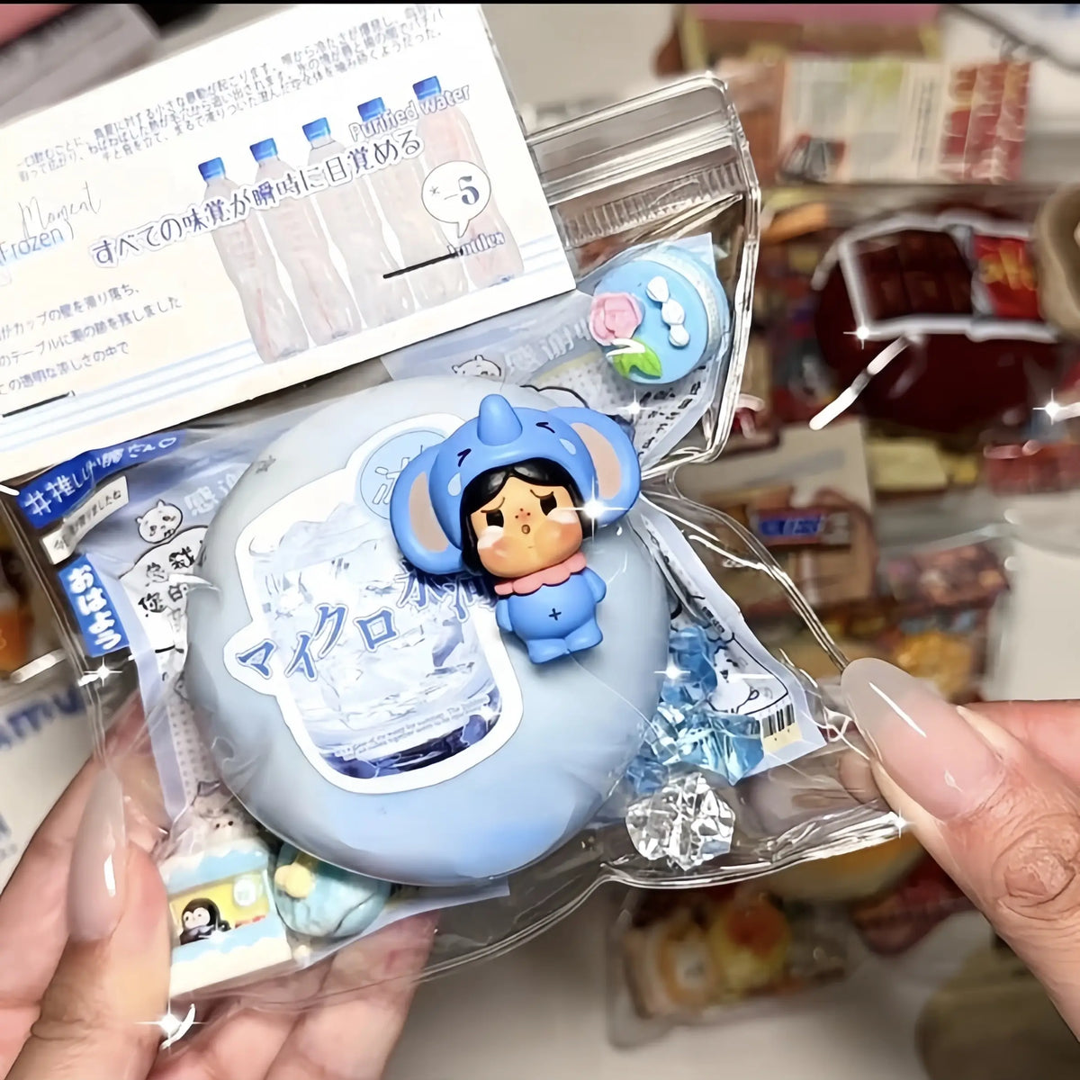 Adorable Character Charm Set – Handcrafted Mini Squishy