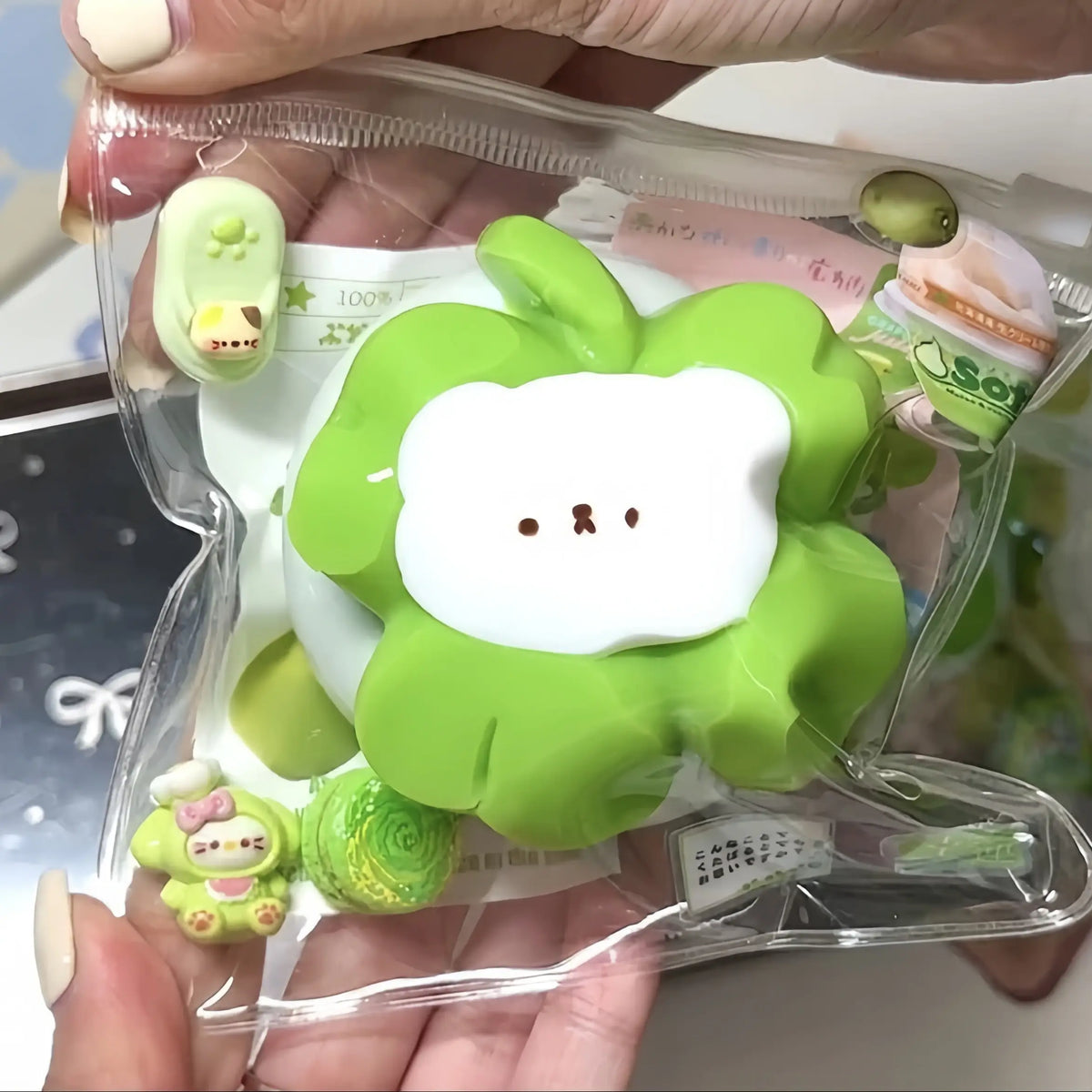 Adorable Character Charm Set – Handcrafted Mini Squishy