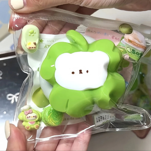 Adorable Character Charm Set – Handcrafted Mini Squishy