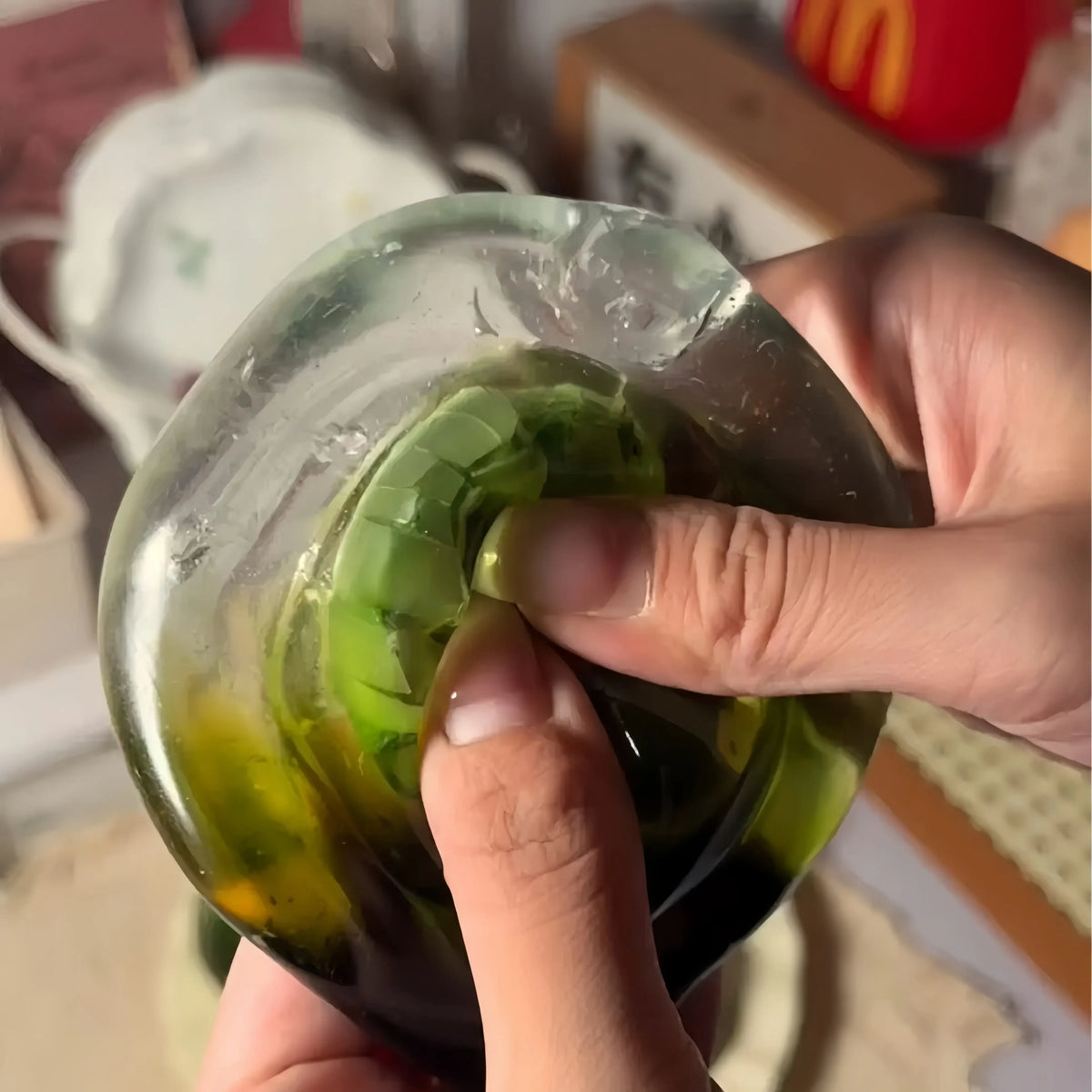 Handmade Cold Brew Tea & Fruit Wine Slime Squishy Ball
