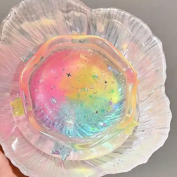 Dreamy Rainbow Fantasy  – Handcrafted Crystal Squishy Toys