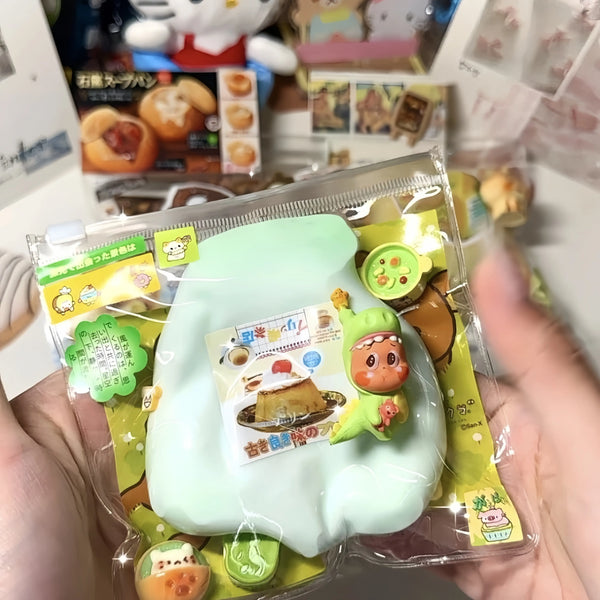 Adorable Character Charm Set – Handcrafted Mini Squishy