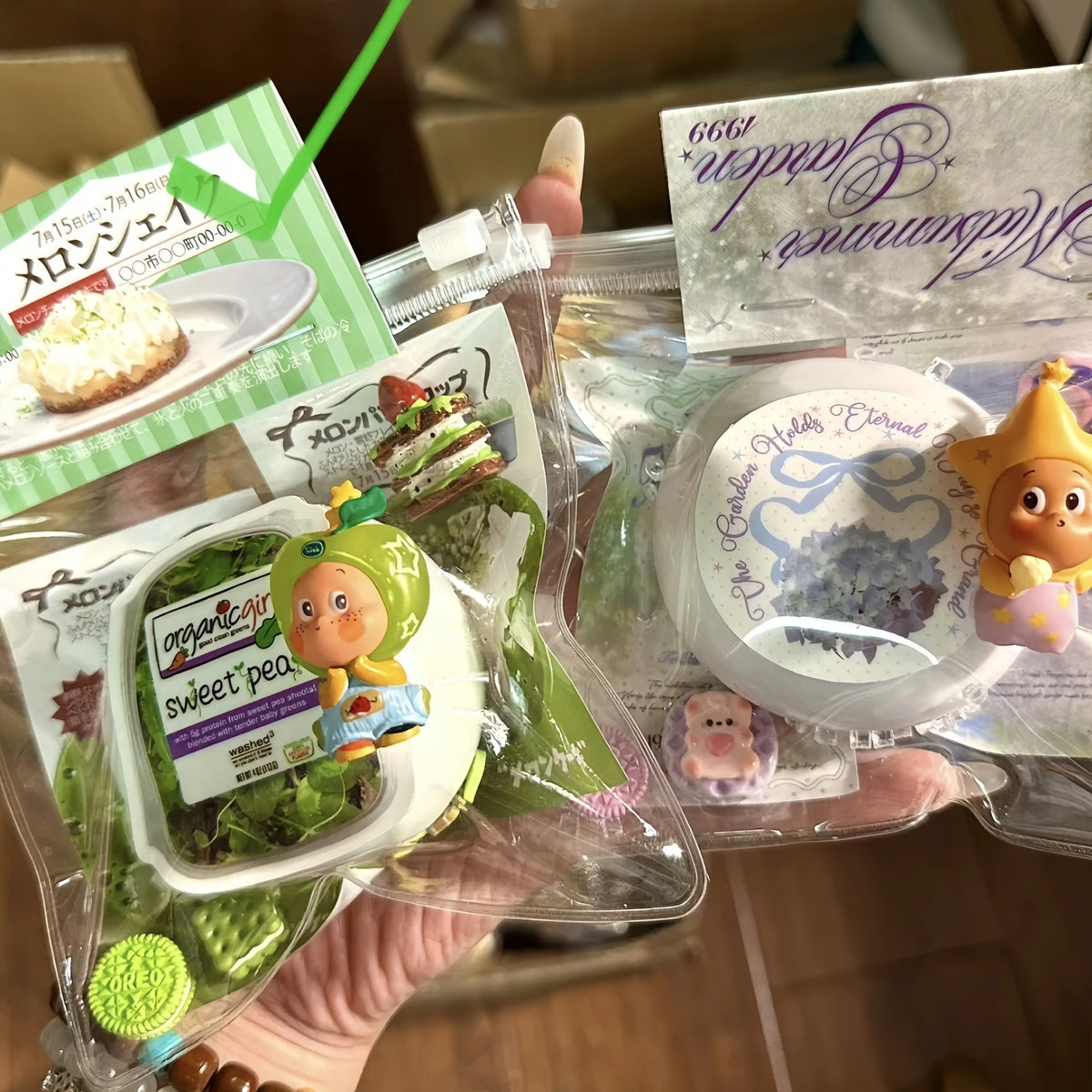 Adorable Character Charm Set – Handcrafted Mini Squishy