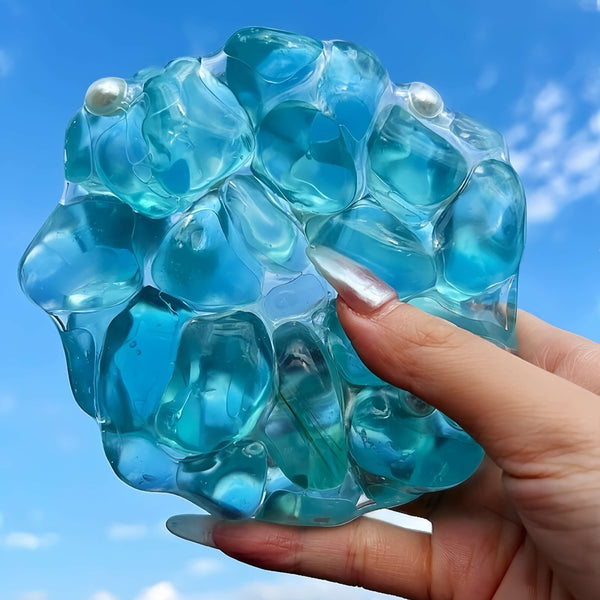 Jumbo Pearl Squishy Ball – Handmade Stress Relief Toy for All Ages