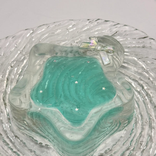 Liquid Sand Star Bottle Squishy: Handcrafted Stress Relief