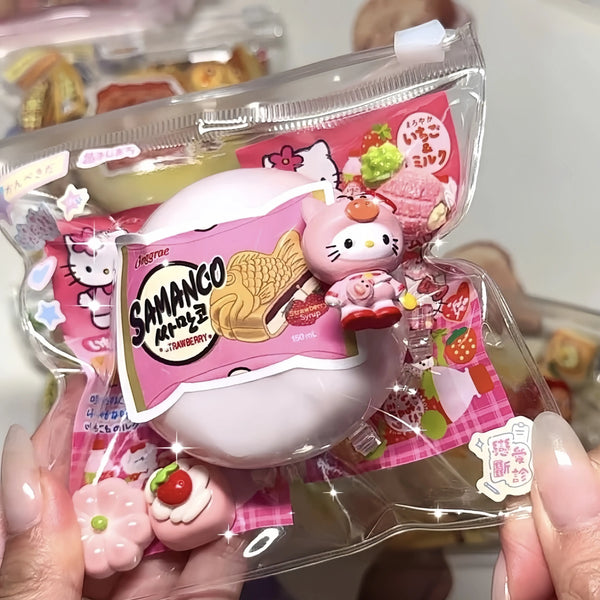 Adorable Character Charm Set – Handcrafted Mini Squishy