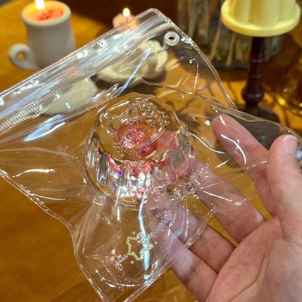 Flowing Sand Mega Pudding – Handmade Transparent Jelly Squishy Toy