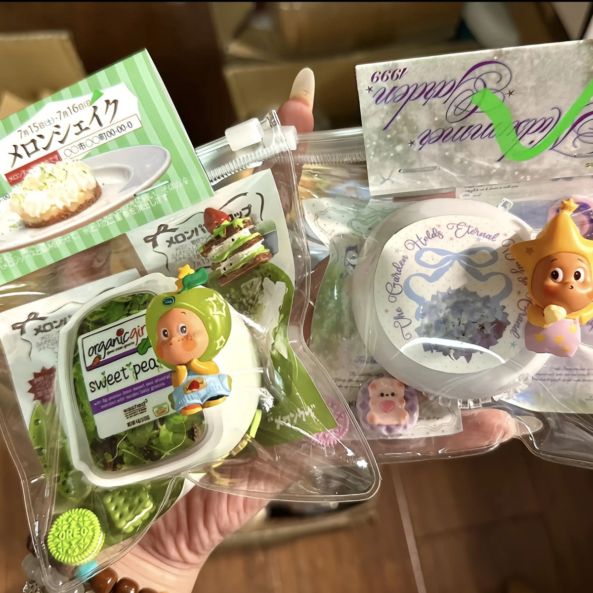 Adorable Character Charm Set – Handcrafted Mini Squishy