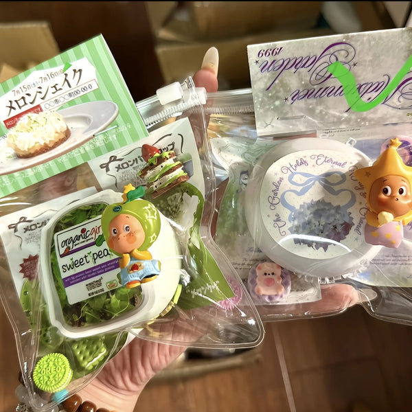 Adorable Character Charm Set – Handcrafted Mini Squishy