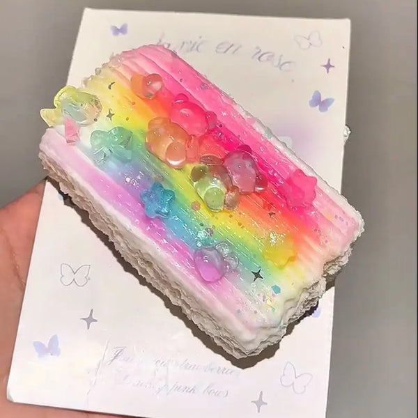 Dreamy Rainbow Fantasy  – Handcrafted Crystal Squishy Toys