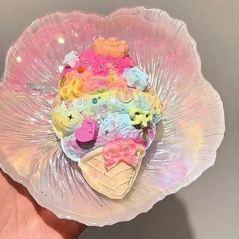 Dreamy Rainbow Fantasy  – Handcrafted Crystal Squishy Toys