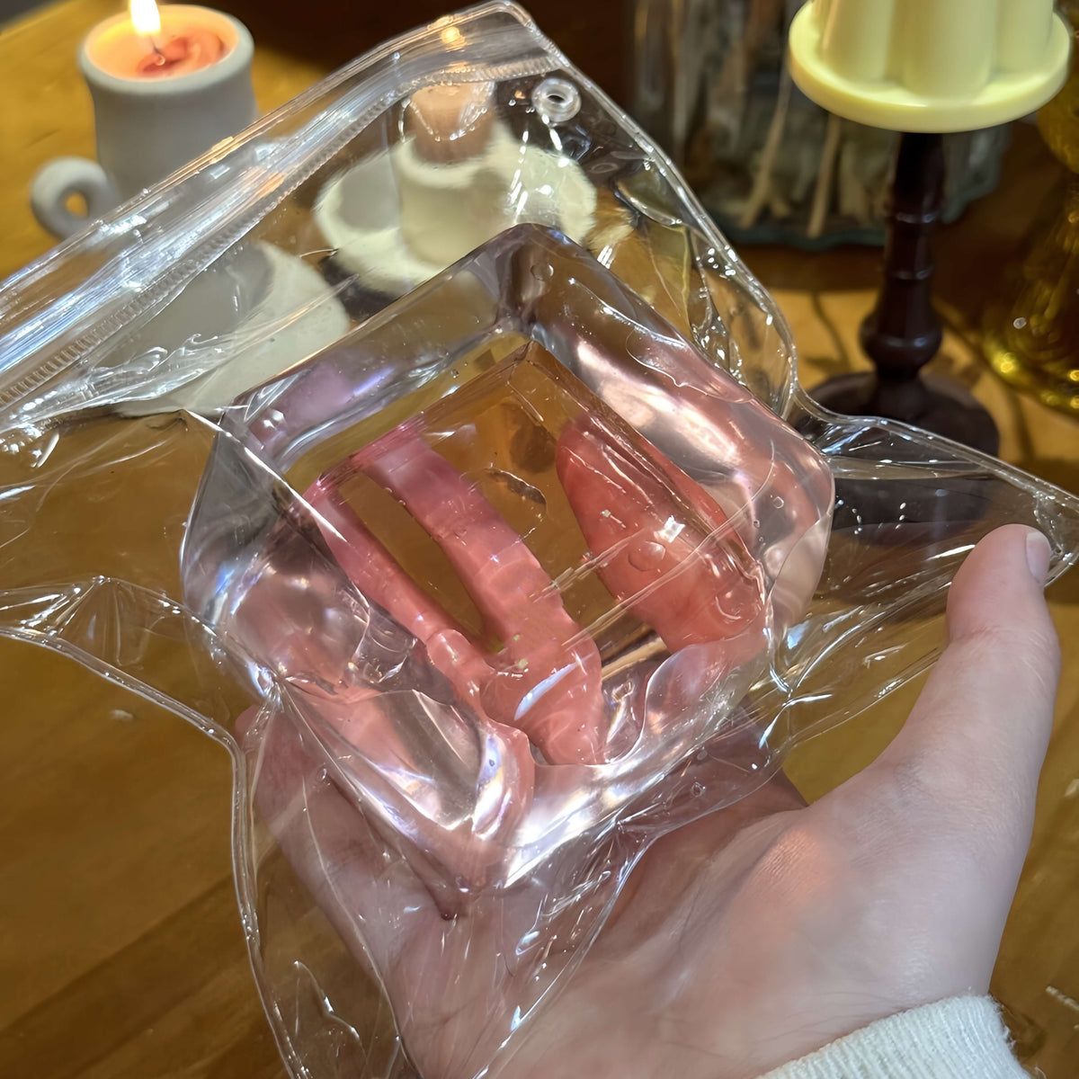 Flowing Sand Ice Block – Ultra Soft, Satisfying to Squeeze