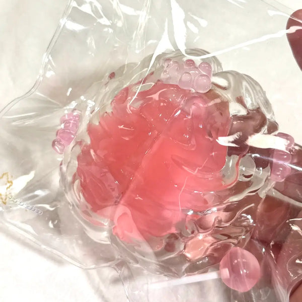 Lovebrain Flowing Jelly Squishy – Handle with Care!
