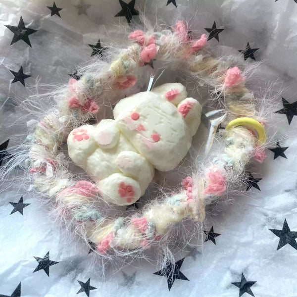Bunny Squishy: Handcrafted Silicone Stress Relief Toy - lovesquishy