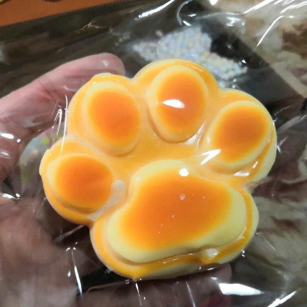 Charcoal Grilled Cat Paw Squishy: Smoky Stress Relief - lovesquishy