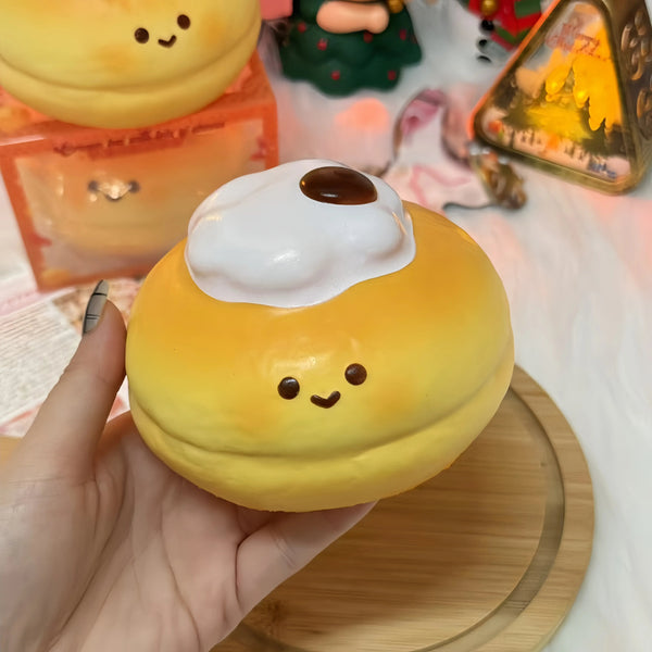 Creamy Little Hat Donut Squishy: Slow - Rising Sweet Treat - lovesquishy