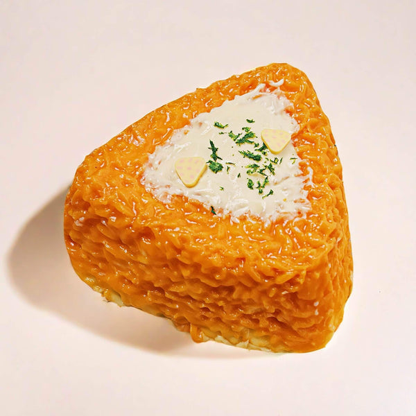 Grilled Cheese Rice Ball Handcrafted Silicone Stress Relief Squishy Toy - lovesquishy