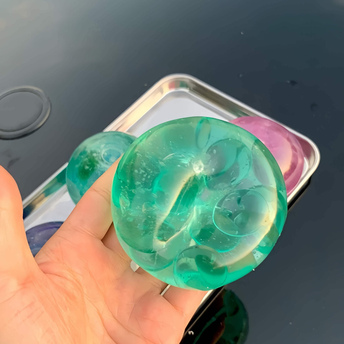 Original Jade-Inspired Handmade Ball