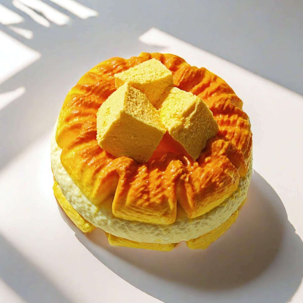 Mango Pineapple Bun Handcrafted Silicone Stress Relief Squishy Toy - lovesquishy