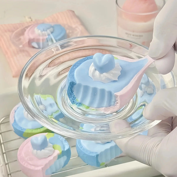 Monet's Garden Scone Squishy: Artistic Dessert Relief - lovesquishy