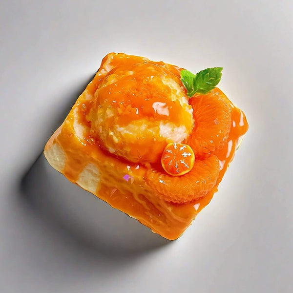 Orange C Toast Stress Relief Silicone Squishy Toy - lovesquishy