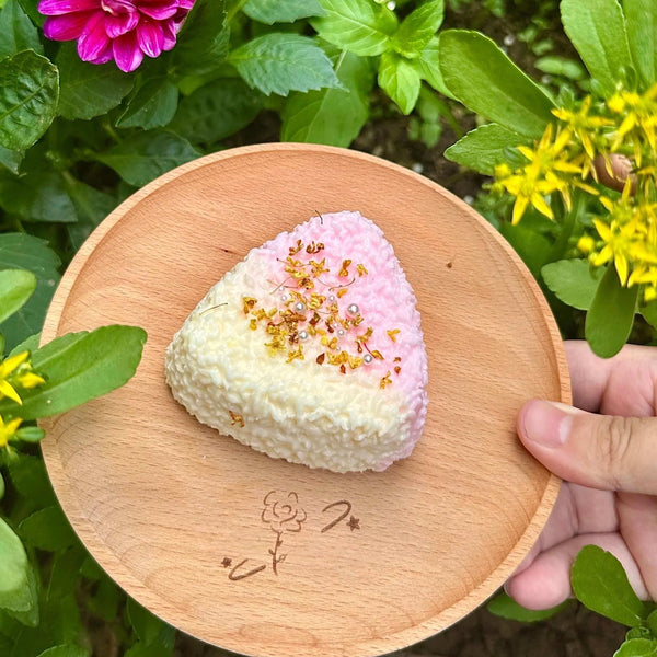 Osmanthus Rice Ball Squishy: Sweet Floral Relief - lovesquishy
