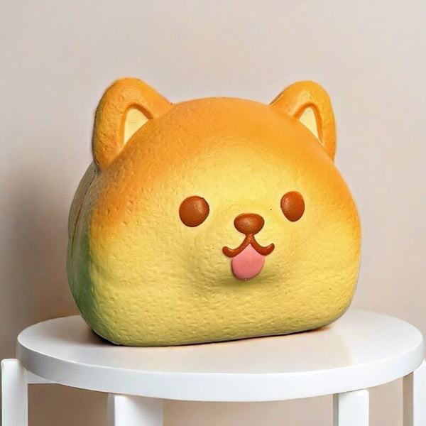 Shiba Inu Toast Slow Rising Squishy Toy - lovesquishy