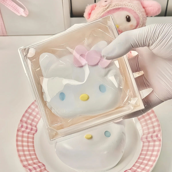 Sticky Kitty Big Head Squishy: Soft Slow - Rising Relief - lovesquishy