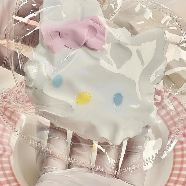 Sticky Kitty Big Head Squishy: Soft Slow - Rising Relief - lovesquishy