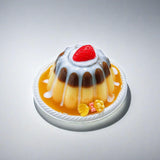 Strawberry Caramel Sauce Pudding Stress Relief Silicone Squishy Toy - lovesquishy