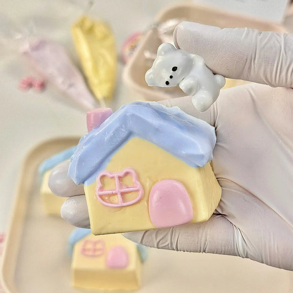 Teddy Bear House Stress Relief Silicone Squishy Toy - lovesquishy