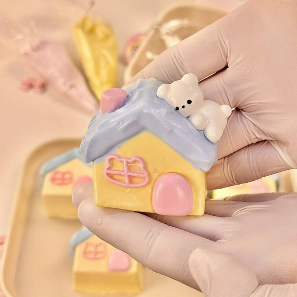 Teddy Bear House Stress Relief Silicone Squishy Toy - lovesquishy