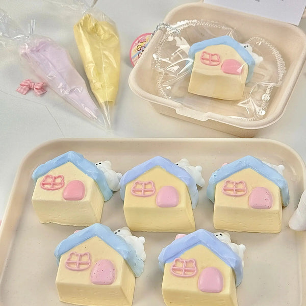 Teddy Bear House Stress Relief Silicone Squishy Toy - lovesquishy