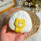 Teddy Bear Rice Ball Squishy: Slow - Rising Sweet Treat - lovesquishy