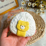 Teddy Bear Rice Ball Squishy: Slow - Rising Sweet Treat - lovesquishy