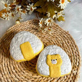 Teddy Bear Rice Ball Squishy: Slow - Rising Sweet Treat - lovesquishy