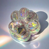 Transparent Dreamy Blue Cat Paw Handcrafted Silicone Stress Relief Squishy Toy - lovesquishy