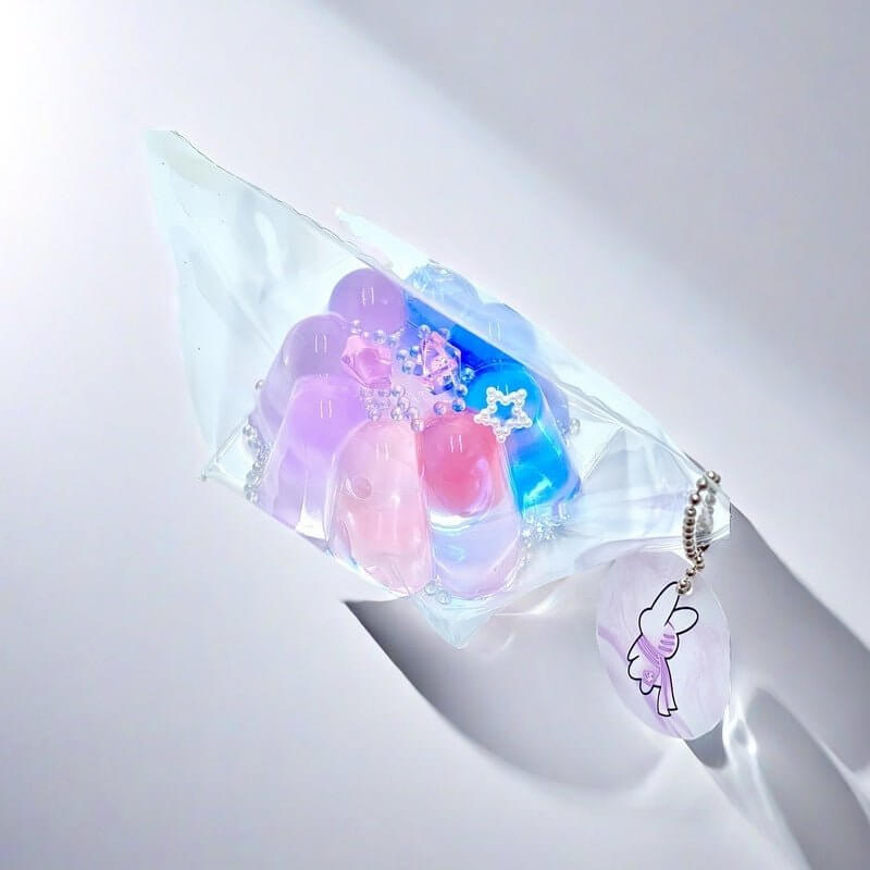 Transparent Halo Color - Changing Jelly Handcrafted Silicone Stress Relief Squishy Toy - lovesquishy