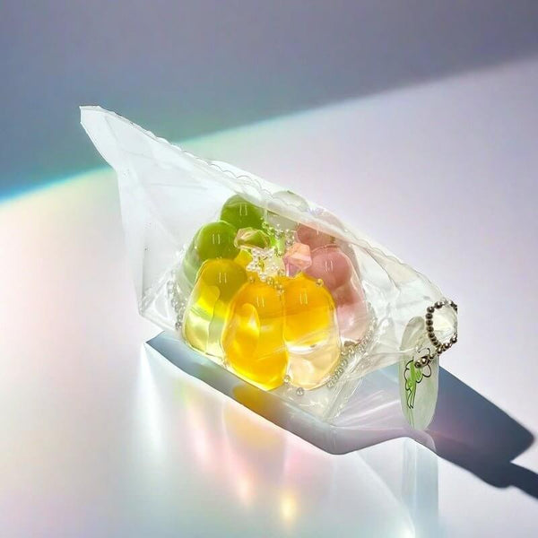 Transparent Halo Color - Changing Jelly Handcrafted Silicone Stress Relief Squishy Toy - lovesquishy