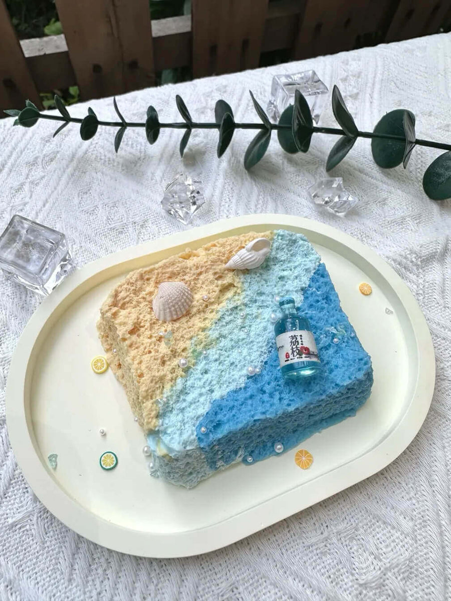 Tropical Beach Toast Squishy: Sunny Stress Relief - lovesquishy