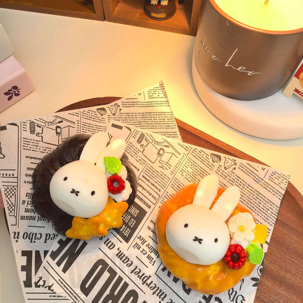 Wreath Bagel Squishy: Handcrafted Dough Stress Relief - lovesquishy