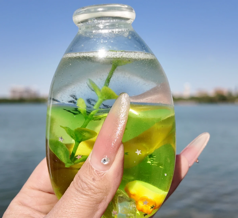 Green Apple Bottle