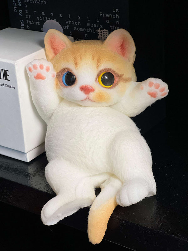 Standing Cat Stress Relief Squishy: Handcrafted Silicone Fun Toy