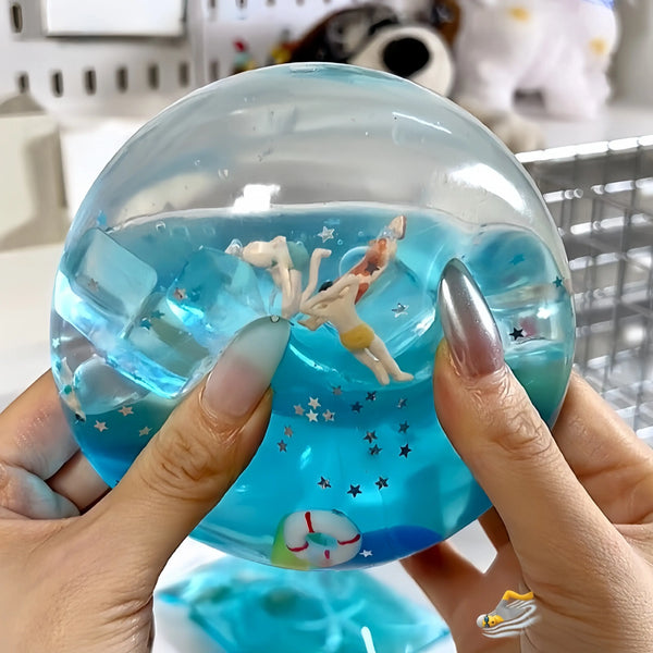 [CHIBOKI]Original Handmade Jumbo Gel-Filled Squishy Ball – Stress Relief Toy, Perfect Gift for Adults & Kids