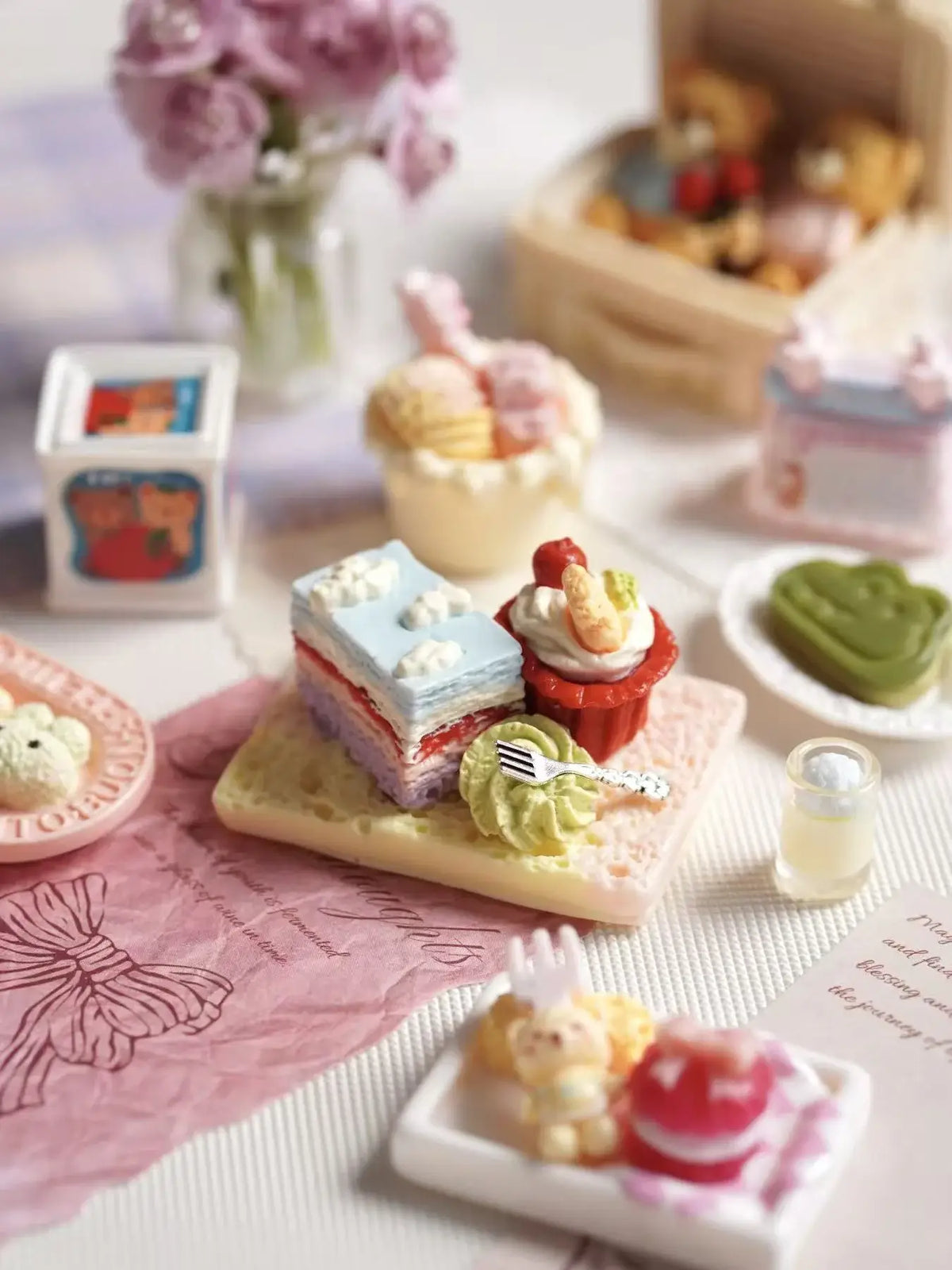 Mini Squishy Mystery Pack — Random Dessert & Animal Squishies