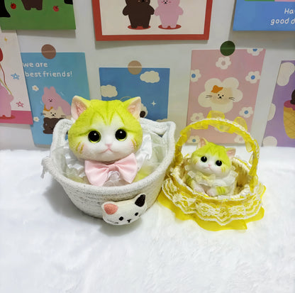 Chubby Cat Squishy: Handcrafted Silicone Stress Relief