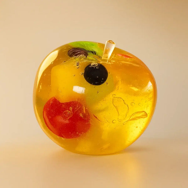 Crystal Big Apple Series - Vaseline Cream-textured Handmade Stress Ball