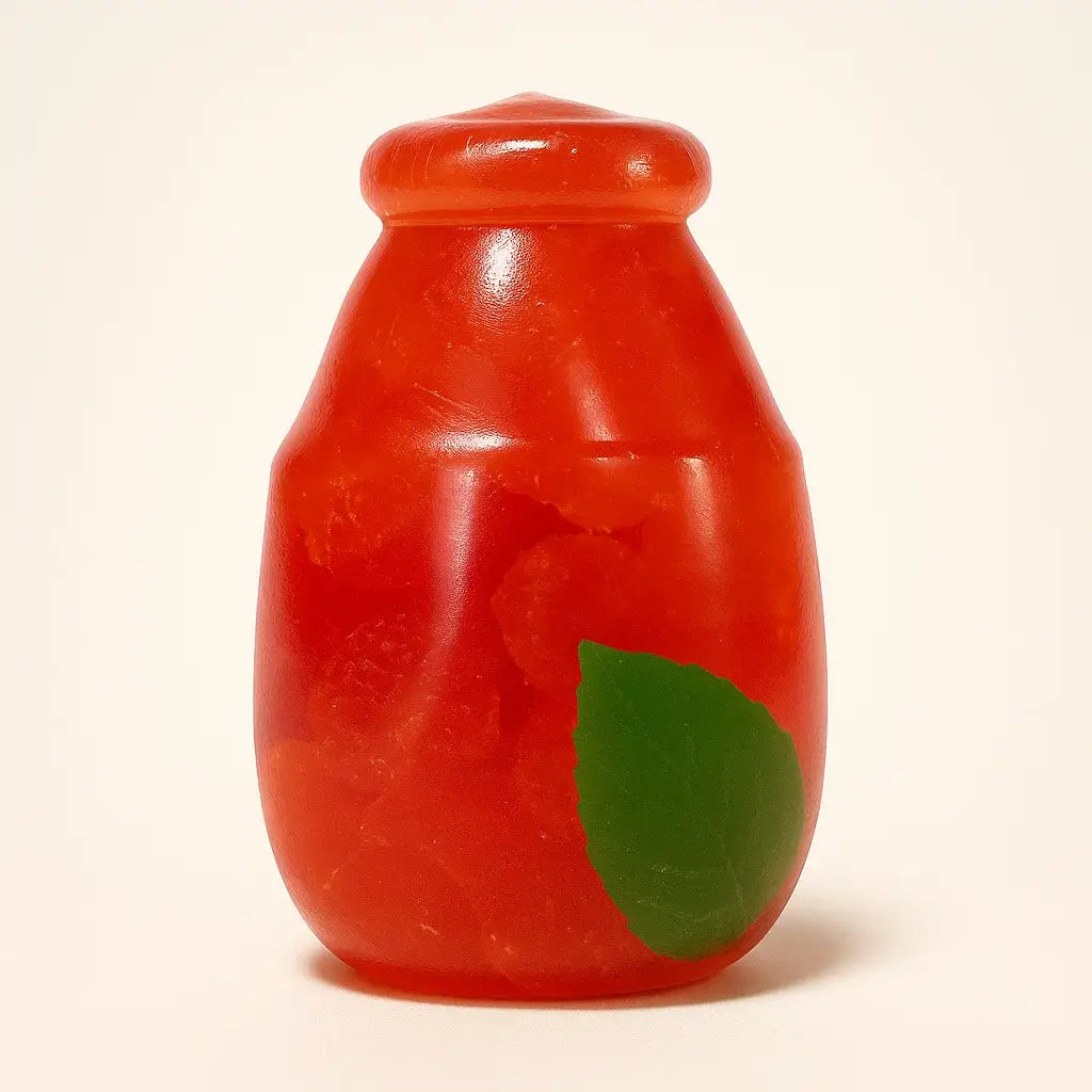 [CHIBOKI] Clear Bottle Squishy Ball – Handmade Stress Relief Desk Toy | Candy & Gin Tonic Bottle